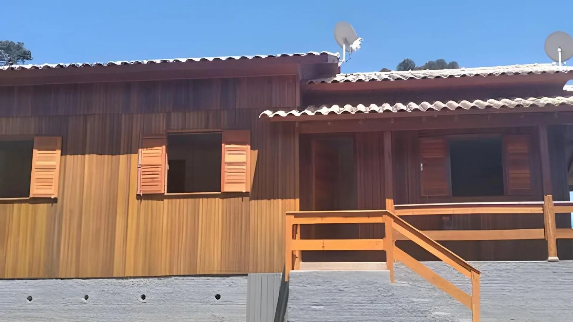 Casa De Campo Com Deck E Vista Para As Montanhas São Joaquim