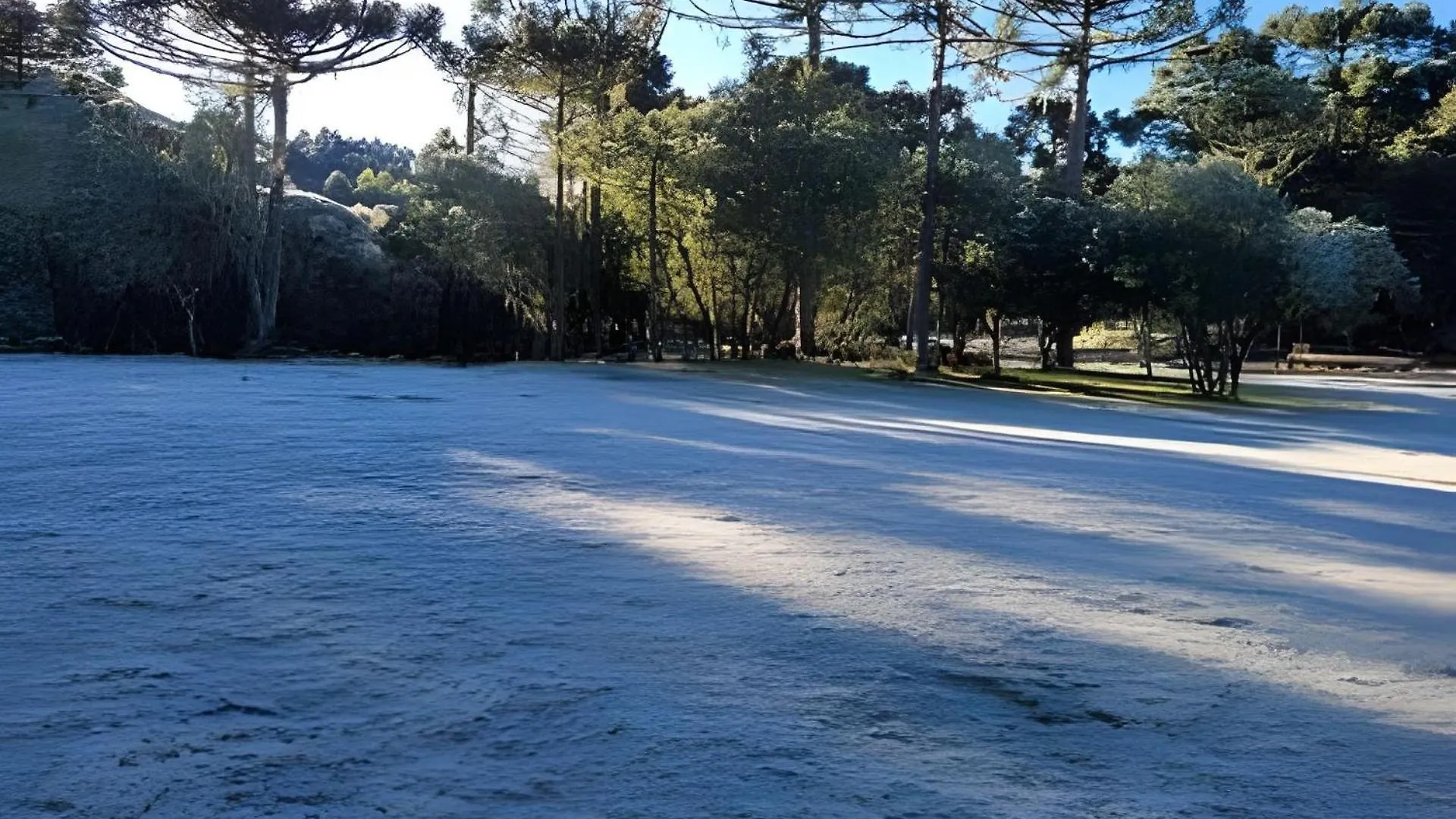 Casa De Campo Com Deck E Vista Para As Montanhas São Joaquim Parque de Campismo